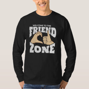 Camiseta Bienvenidos A La Zona De Amigo Gestos Manos Friend