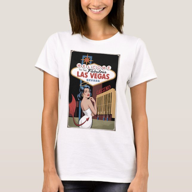 Camiseta Bienvenidos a las fabulosas Vegas Nevada (Anverso)