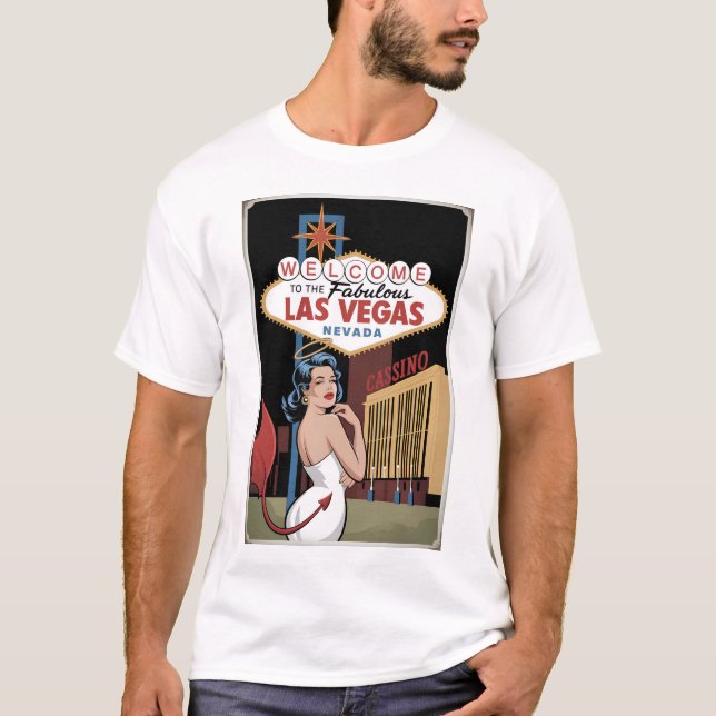 Camiseta Bienvenidos a las fabulosas Vegas Nevada (Anverso)