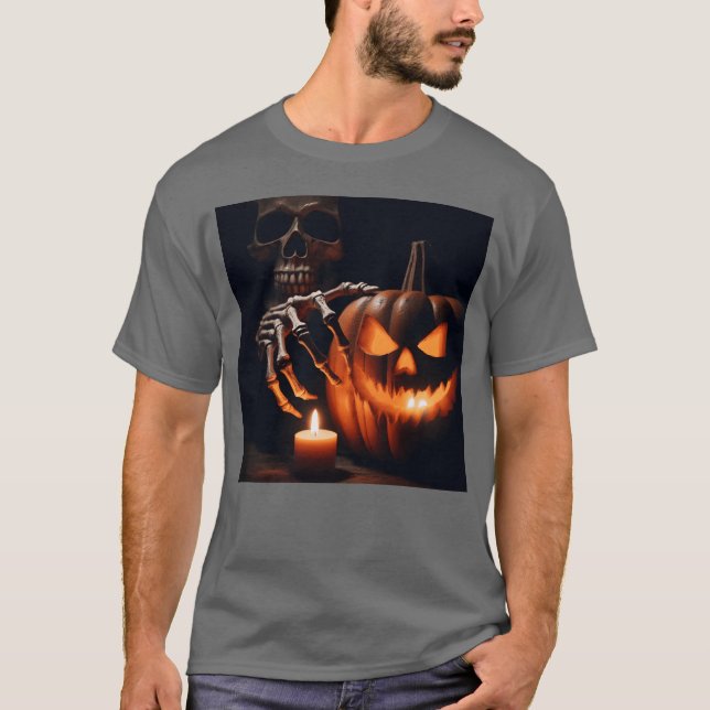 Camiseta Bienvenidos a los amigos de Halloween (Anverso)