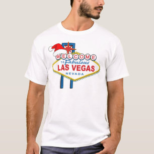 Camiseta Bienvenidos a los fabulosos Navidades de Las Vegas