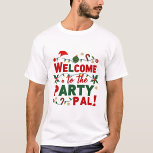 Camiseta Bienvenidos a los navidades Fiestas Pal