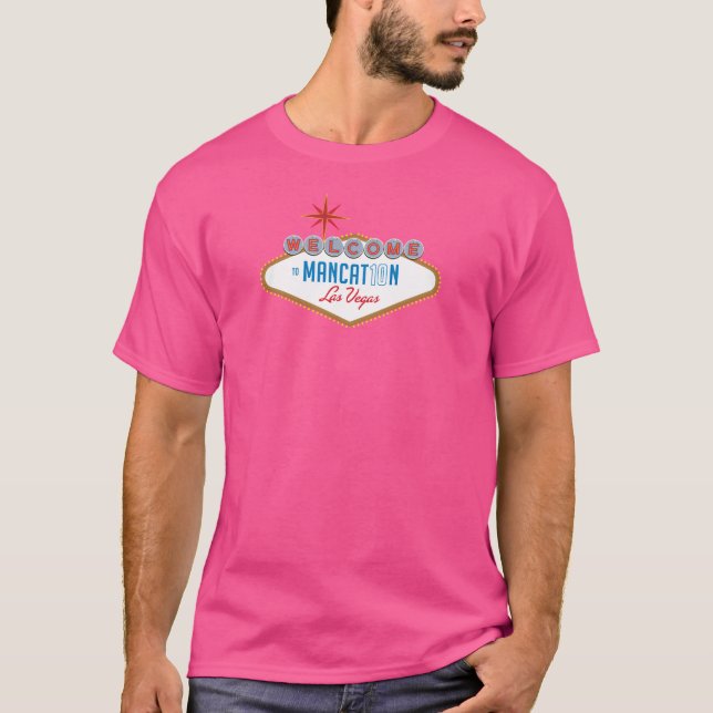 Camiseta Bienvenidos a Mancation Las Vegas (Anverso)