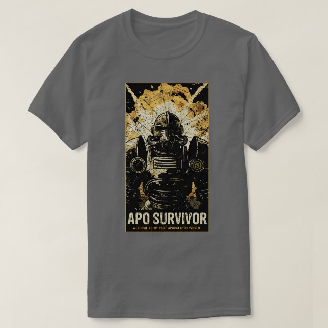 Camiseta Bienvenidos a mi mundo apocalíptico (Diseño del anverso)