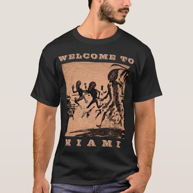 Camiseta Bienvenidos a Miami (Anverso)