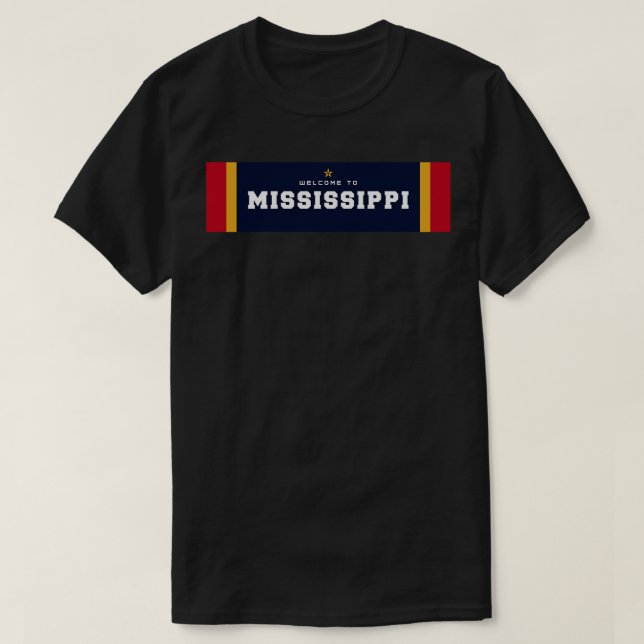 Camiseta Bienvenidos a Misisipi 1 (Diseño del anverso)