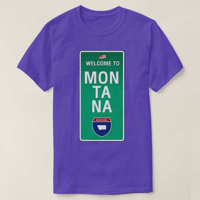 Camiseta Bienvenidos a Montana (Diseño del anverso)