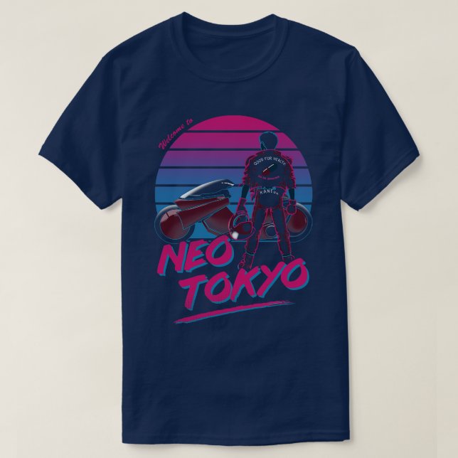 Camiseta Bienvenidos a Neo Tokyo (Diseño del anverso)