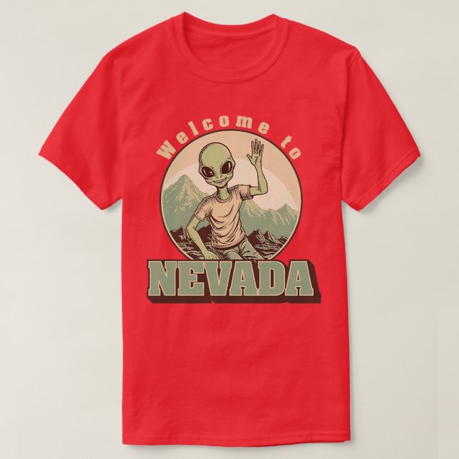 Camiseta Bienvenidos a Nevada 1 (Diseño del anverso)