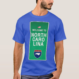 Camiseta Bienvenidos a North olina