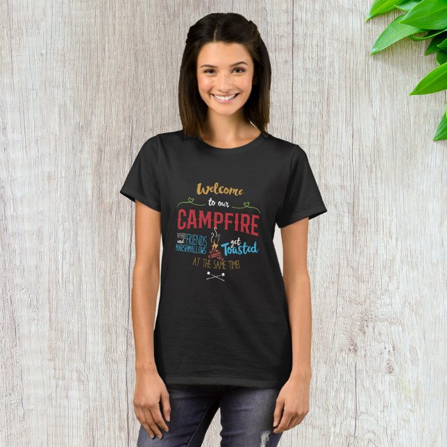 Camiseta Bienvenidos A Nuestra Fogata (Subido por el creador)
