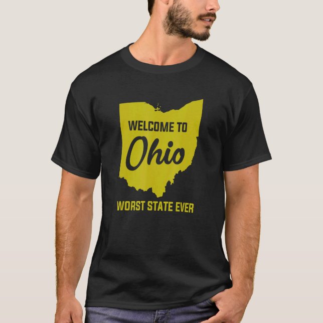 Camiseta Bienvenidos A OHIO El Peor Estado De La Historia 1 (Anverso)