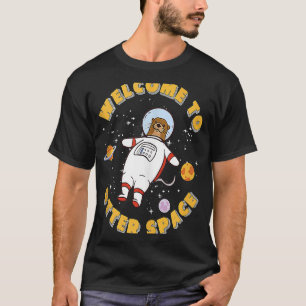 Camiseta Bienvenidos A Otter Space Otter Astronauta A Sea O