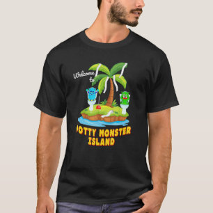 Camiseta Bienvenidos A Potty Monster Island