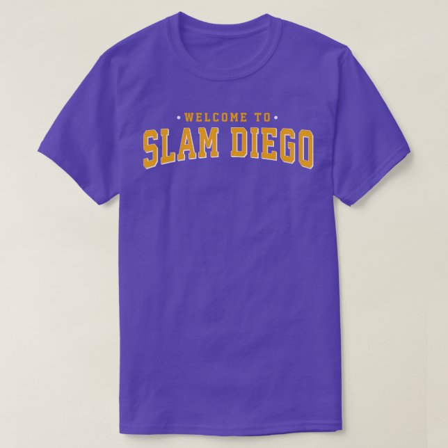 Camiseta Bienvenidos A Slam Diego (Diseño del anverso)