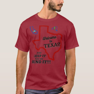 Camiseta Bienvenidos a Texas