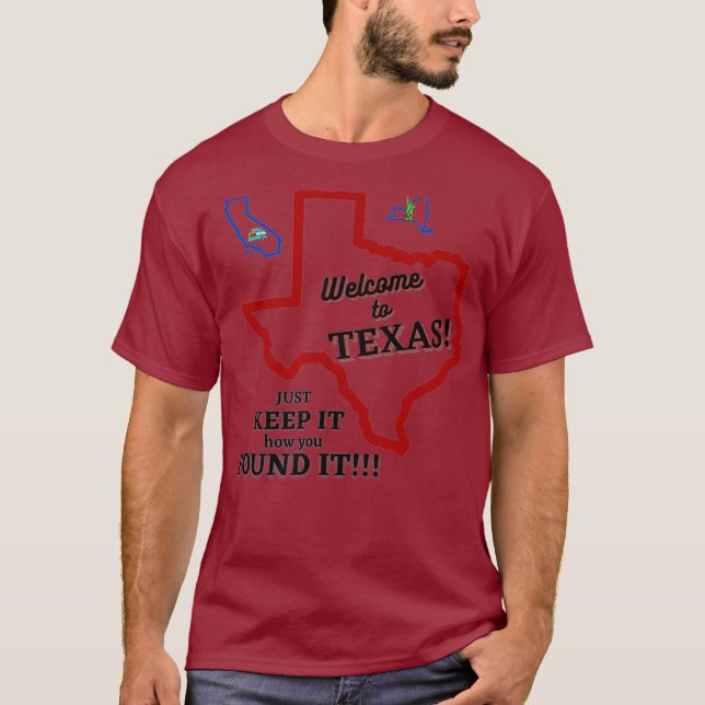 Camiseta Bienvenidos a Texas (Anverso)