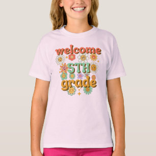 CAMISETA BIENVENIDOS AL 5º GRADO, DE VUELTA AL COLEGIO PRIM