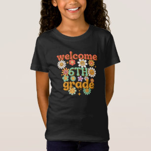 CAMISETA BIENVENIDOS AL 6º GRADO, FELIZ REGRESO A CLASES