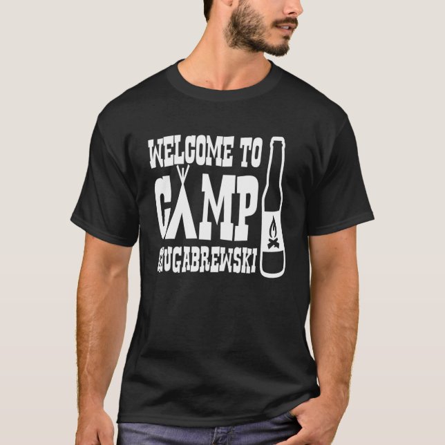 Camiseta Bienvenidos Al Campamento De La Cerveza D De Veran (Anverso)