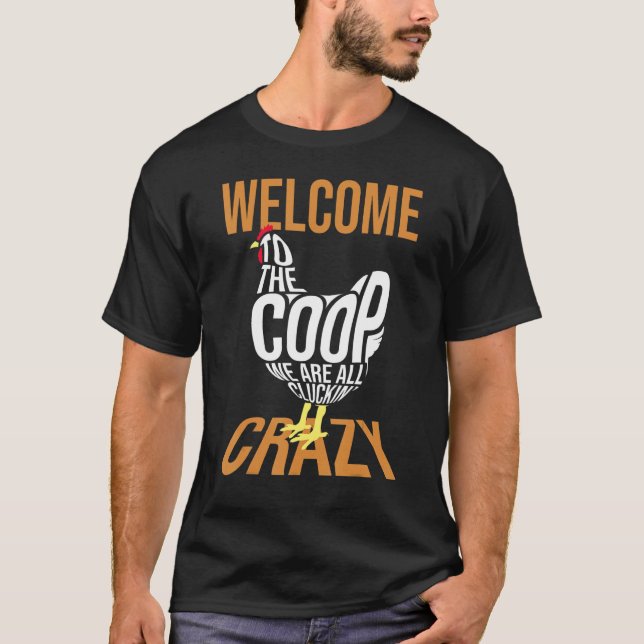 Camiseta Bienvenidos Al Coop Todos Somos Locos Chick (Anverso)
