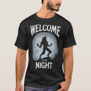 Camiseta Bienvenidos Al Diseño Nocturno Para Werewolf Movie