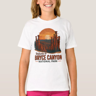Camiseta Bienvenidos al Embroidery Bryce Canyon National US