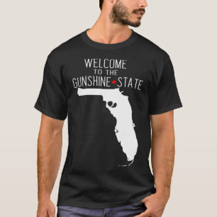 Camiseta Bienvenidos al estado de GUNSHINE, Florida