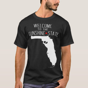 Camiseta Bienvenidos al estado de GUNSHINE, Florida
