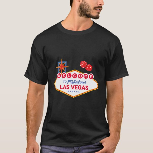 Camiseta Bienvenidos Al Fabuloso Viaje De Las Vegas En Las  (Anverso)