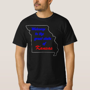 Camiseta Bienvenidos al gran estado de Kansas (Misuri)