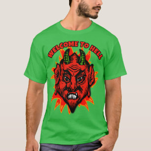 CAMISETA BIENVENIDOS AL INFIERNO CON EL DEVIL