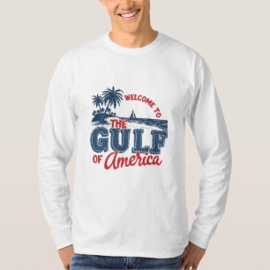Camiseta Bienvenidos al México inmigrante del Golfo de Amér