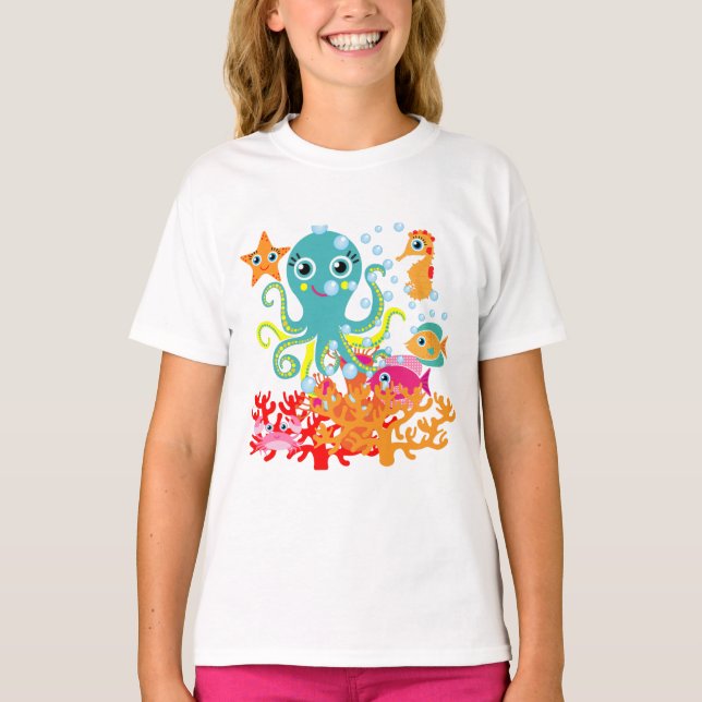 Camiseta Bienvenidos al océano (Anverso)