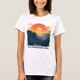 Camiseta Bienvenidos al Parque Nacional Australiano Blue Mo