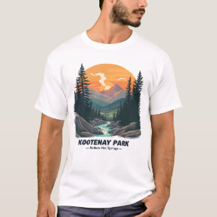 Camiseta Bienvenidos al Parque Nacional Canadiense Kootenay