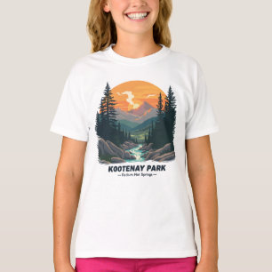 Camiseta Bienvenidos al Parque Nacional Canadiense Kootenay