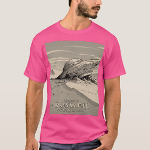 Camiseta Bienvenidos Al Parque Nacional De Roswell, Camiset
