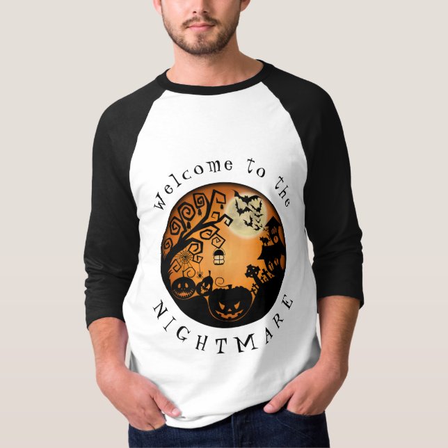 Camiseta Bienvenidos al Personalizado de la Calabaza de Hal (Anverso)