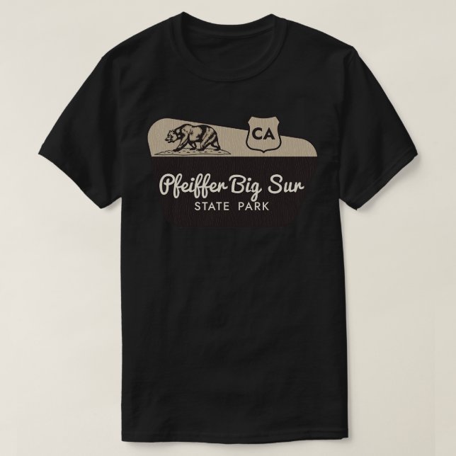 Camiseta Bienvenidos al Pfeiffer Big Sur State Park Califor (Diseño del anverso)