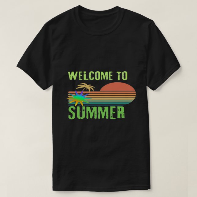 Camiseta Bienvenidos al verano de 2024 (Diseño del anverso)