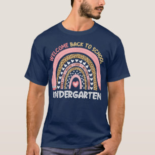 Camiseta Bienvenidos De Nuevo A La Escuela De Jardín De Niñ
