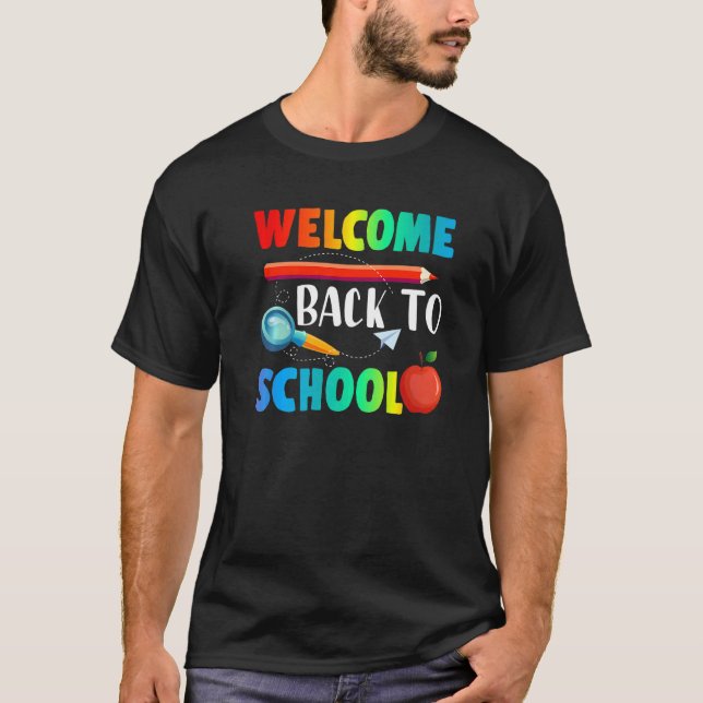 Camiseta Bienvenidos De Nuevo A La Escuela De Profesores Al (Anverso)