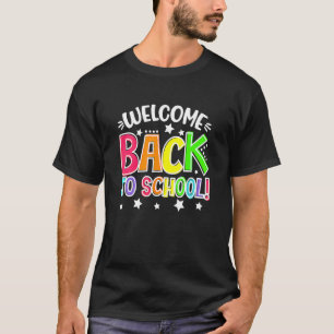 Camiseta Bienvenidos De Nuevo A La Escuela Para Estudiantes