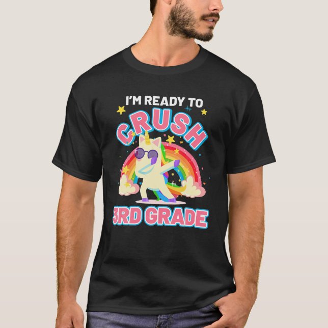 Camiseta Bienvenidos De Nuevo A La Escuela Unicornio De Tri (Anverso)