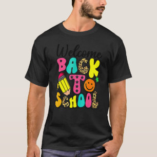 Camiseta Bienvenidos De Nuevo A Los Estudiantes Escolares D