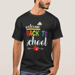 Camiseta Bienvenidos De Nuevo A Los Profesores Escolares Es