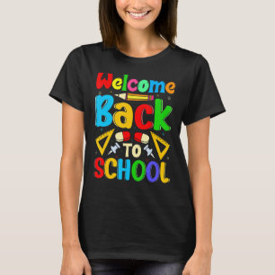 Camiseta Bienvenidos De Nuevo Al Colegio Primer Día De Clas