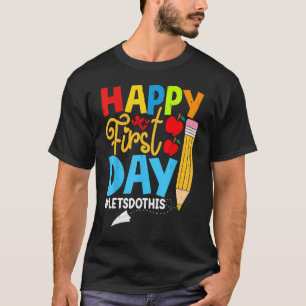 Camiseta Bienvenidos De Nuevo Al Primer Día Del Profesor De