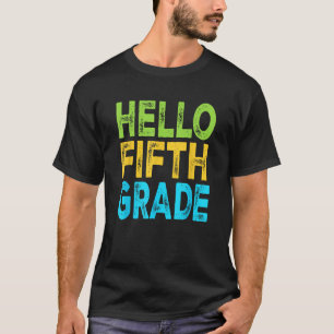 Camiseta Bienvenidos de nuevo al profesor de quinto grado K